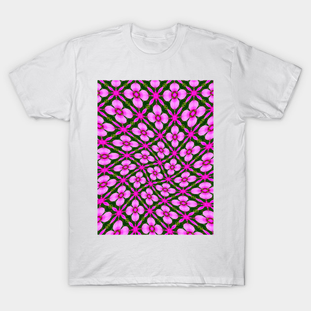 Bright Pink Flower Pattern by PatternFlower